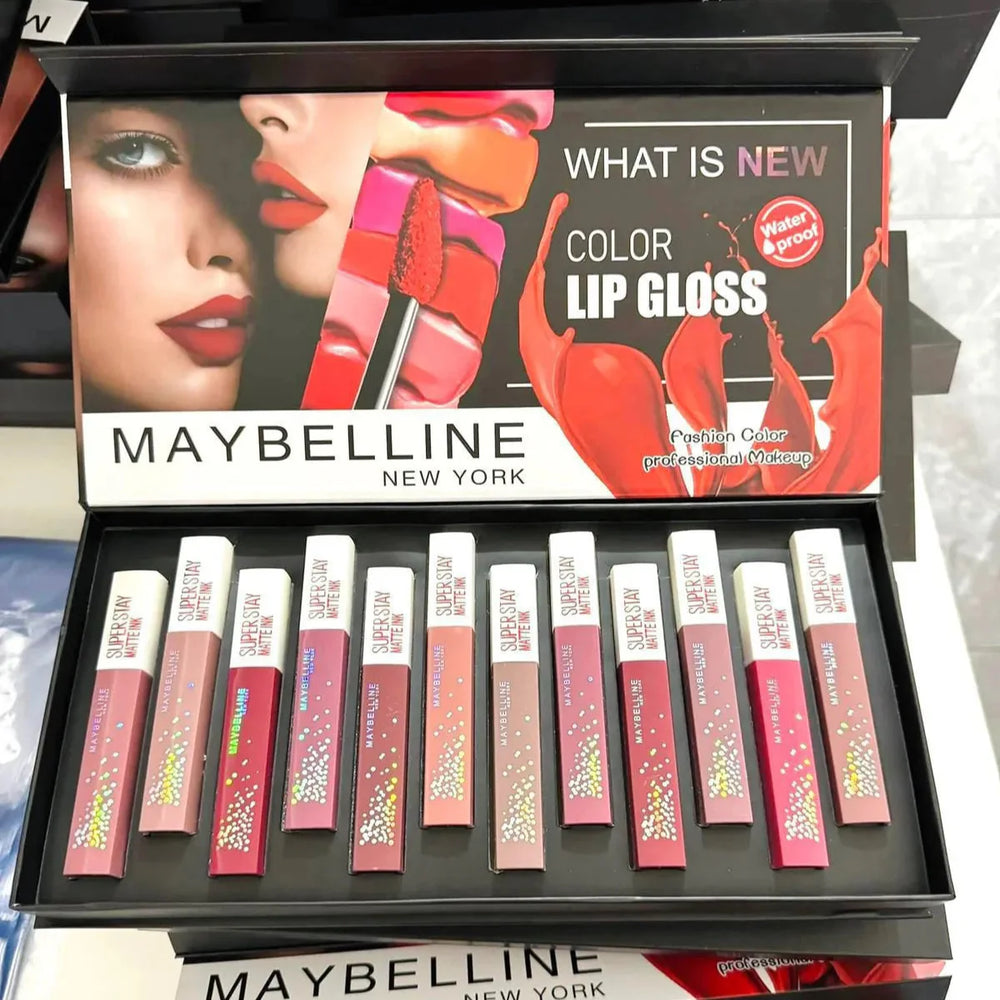 Maybelline lipgloss Set - Pack of 12 Maybelline