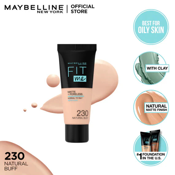 Maybelline - Fit Me Liquid Foundation Matte & Poreless Maybelline