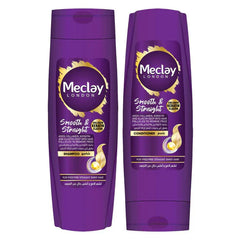 Meclay London Smooth & Straight Shampoo - 185ml + Conditioner - 180ml Pair Box Meclay London