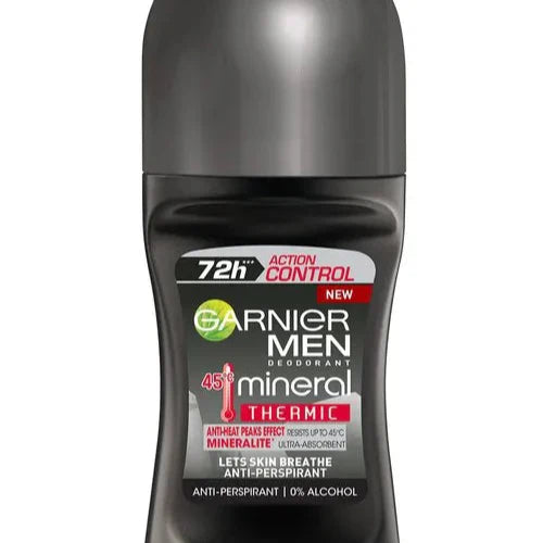 Garnier Mineral Mens Roll On Action Control Thermic - 50ml Garnier
