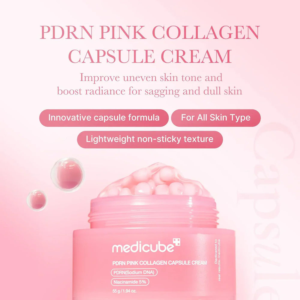 Medicube PDRN Pink Collagen Capsule Cream - 55g Medicube