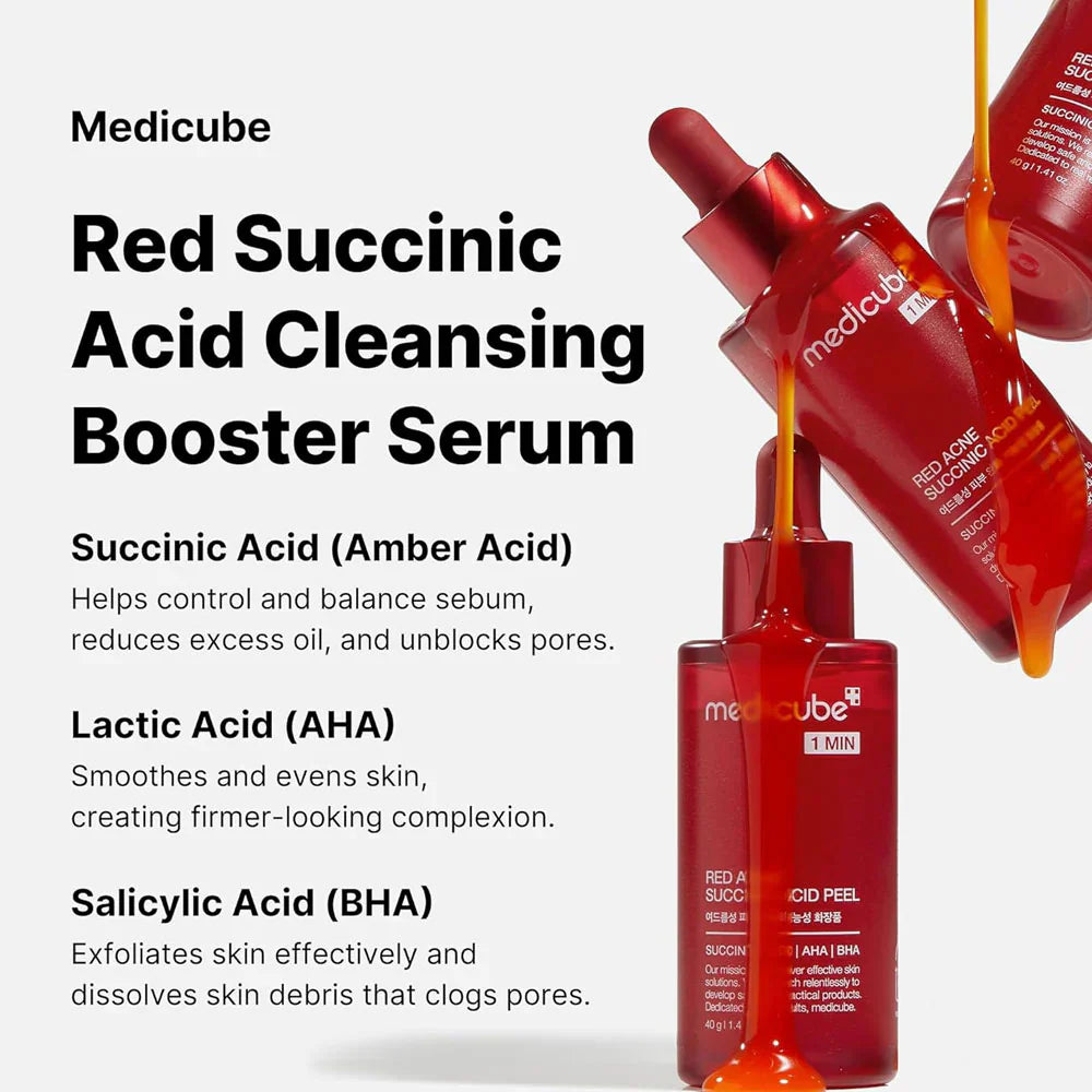 Medicube Red Acne Succinic Acid Peel - 40g Medicube