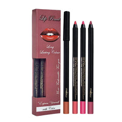 Mellow Pack of 04 Long Lasting lipliner Pencil Mellow