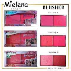 Mielena 2 in 1 Blusher Palette Each Mielena