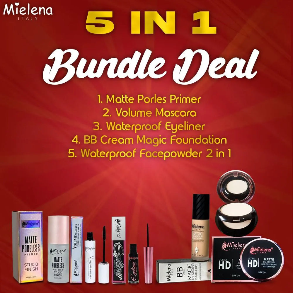 Mielena Italy 5 in 1 Makeup Deal Mielena