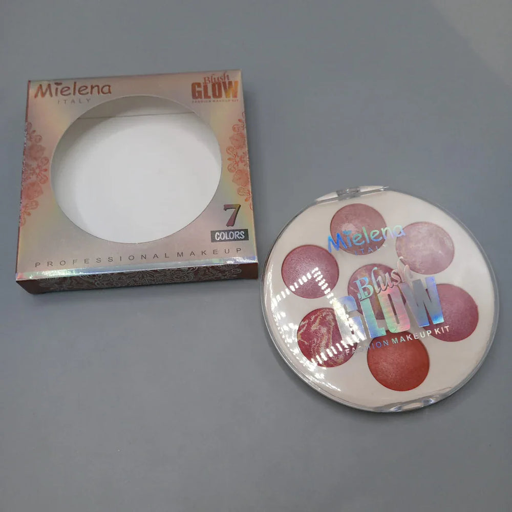 Mielena Italy Blush Glow 7 in 1 highlighter Palette Mielena