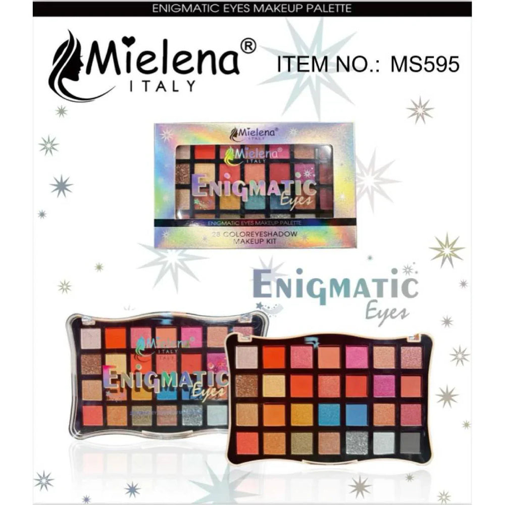 Mielena Italy Enigmatic Eyes 28 Color Eyeshadow Palette Mielena