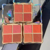 Mielena 4 Colors Blusher Kit Each