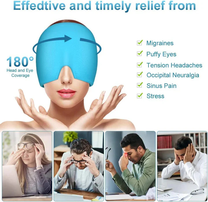 Headache and migraine Relief Cap Hot & Cold Therapy Cap Cosmia.pk