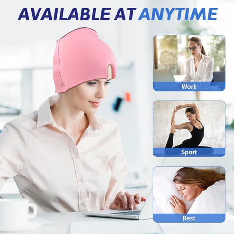 Headache and migraine Relief Cap Hot & Cold Therapy Cap Cosmia.pk