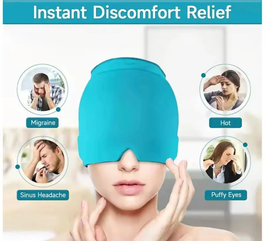 Headache and migraine Relief Cap Hot & Cold Therapy Cap Cosmia.pk