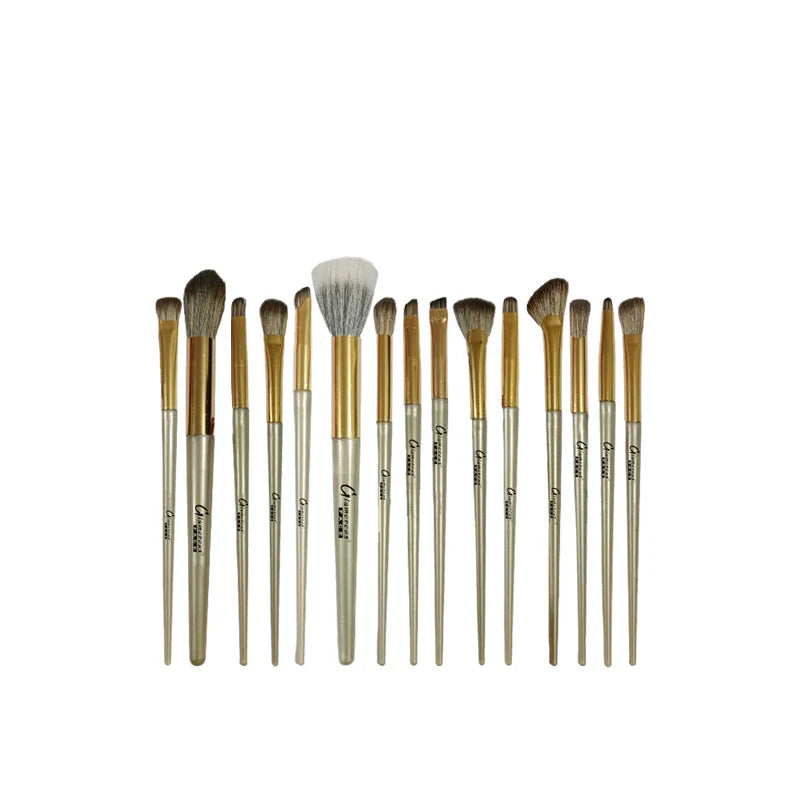 Glamorous Face 15-Piece Eye & Face Makeup Brush Set – Professional Glamorous Face