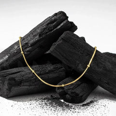 Stainless steel satellite chain necklace Cosmia.pk