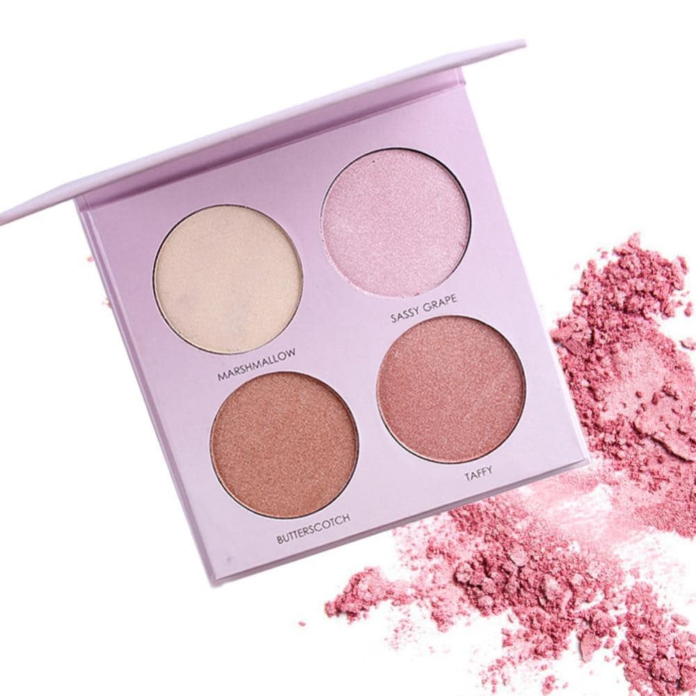 MISS ROSE Highlighter Palette - 4 Color Miss Rose