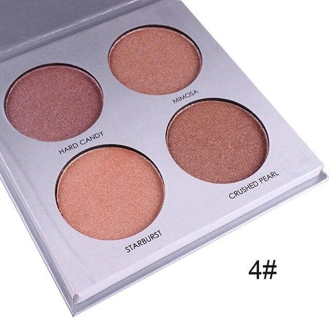 MISS ROSE Highlighter Palette - 4 Color Miss Rose
