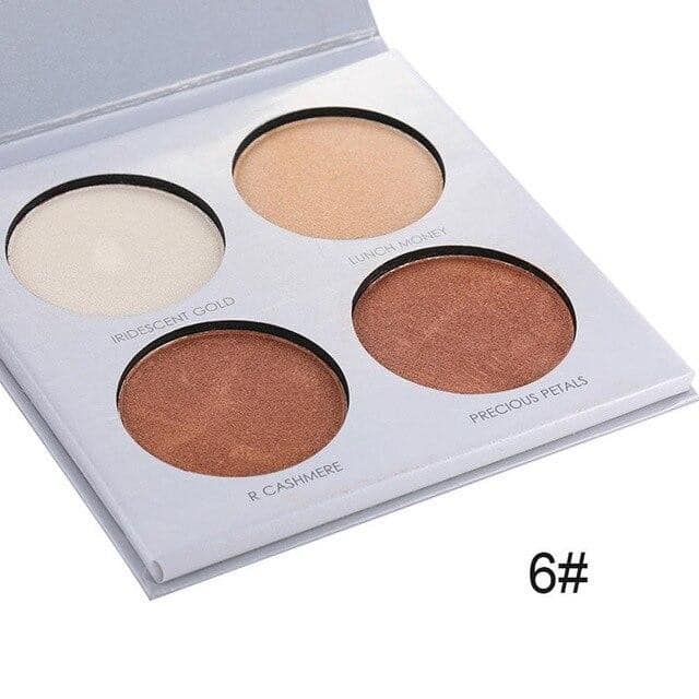 MISS ROSE Highlighter Palette - 4 Color Miss Rose