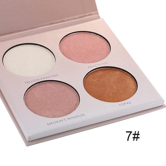 MISS ROSE Highlighter Palette - 4 Color Miss Rose