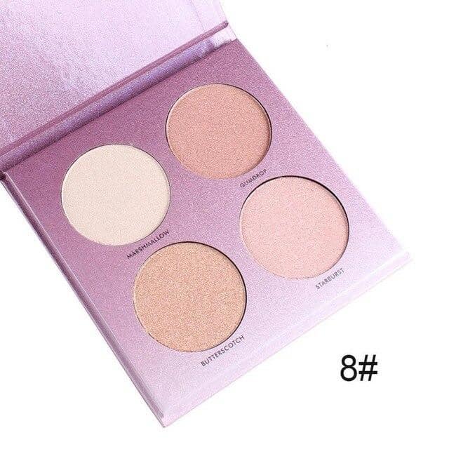 MISS ROSE Highlighter Palette - 4 Color Miss Rose