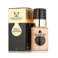 Miss Rose Waterproof Moisturizing Oil Free Full Coverage Foundation - 30ml Miss Rose