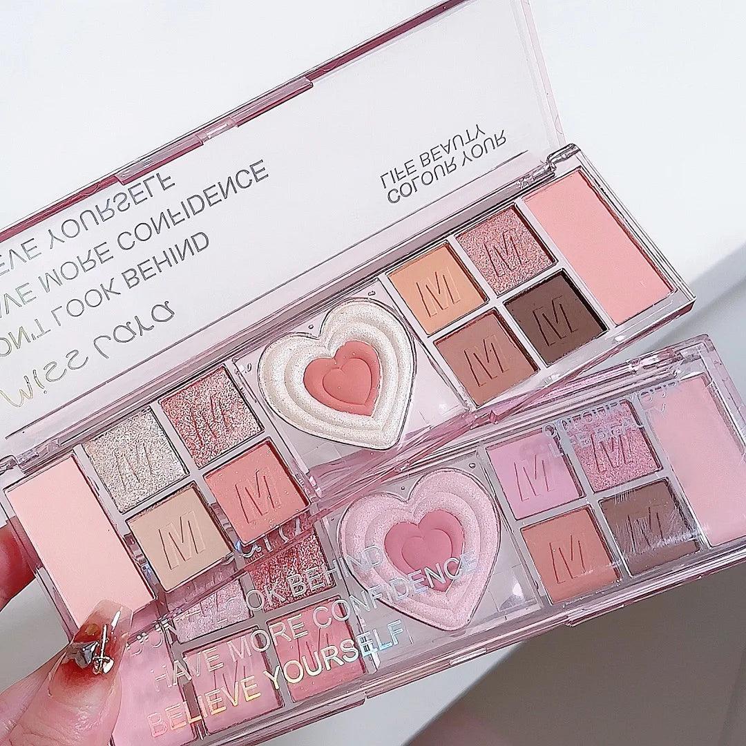 Miss Lara Eyeshadow Palette Shiny - 12 Colors Miss Lara