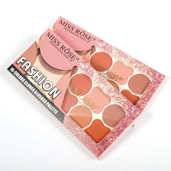 Miss Rose Clover Blusher Palette - 10-Colors Miss Rose