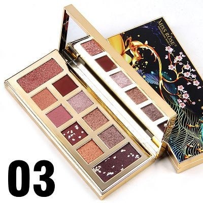Miss Rose Eyeshadow Palette - 10 Color Miss Rose