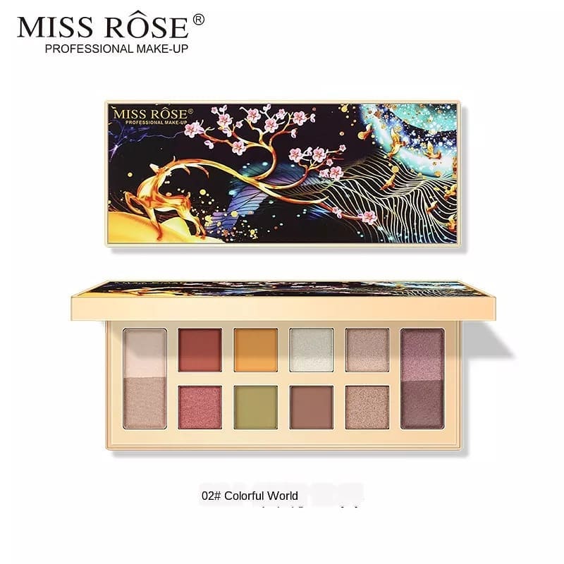 Miss Rose Eyeshadow Palette - 10 Color Miss Rose