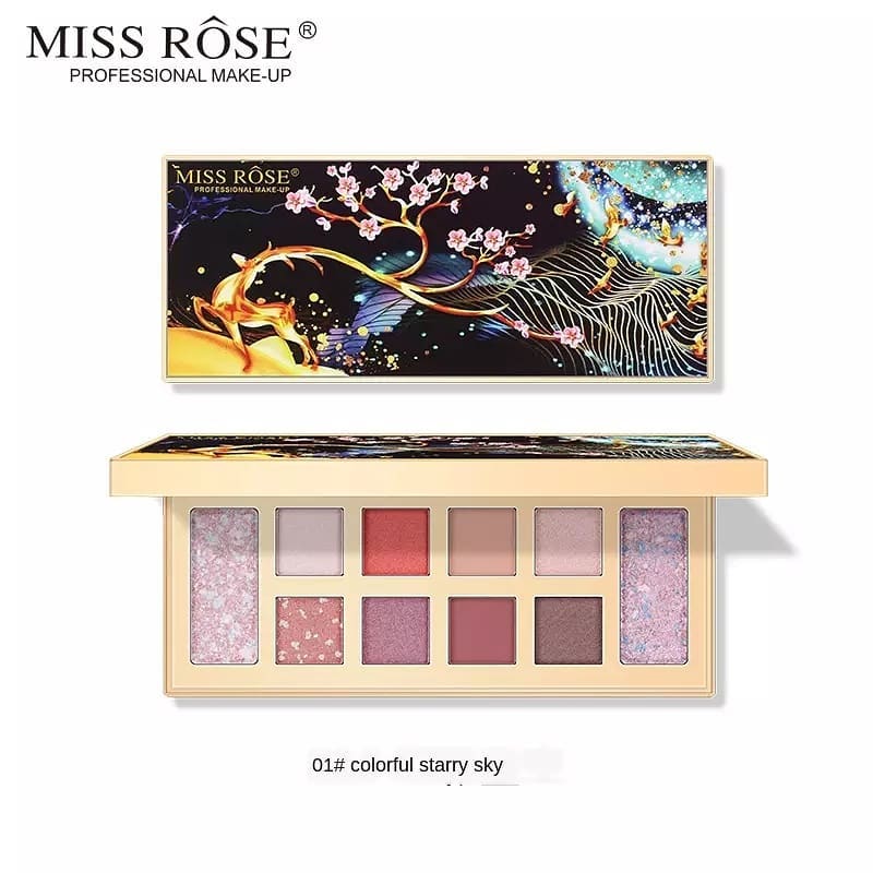 Miss Rose Eyeshadow Palette - 10 Color Miss Rose