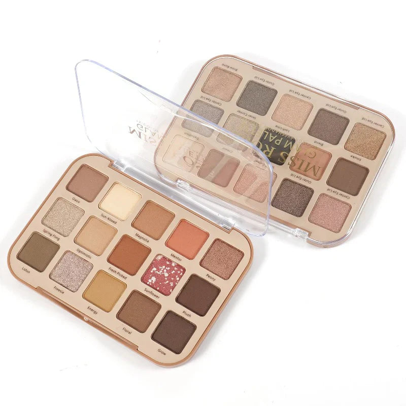 Miss Rose Glam Eyeshadow Palette -  15 Color Miss Rose