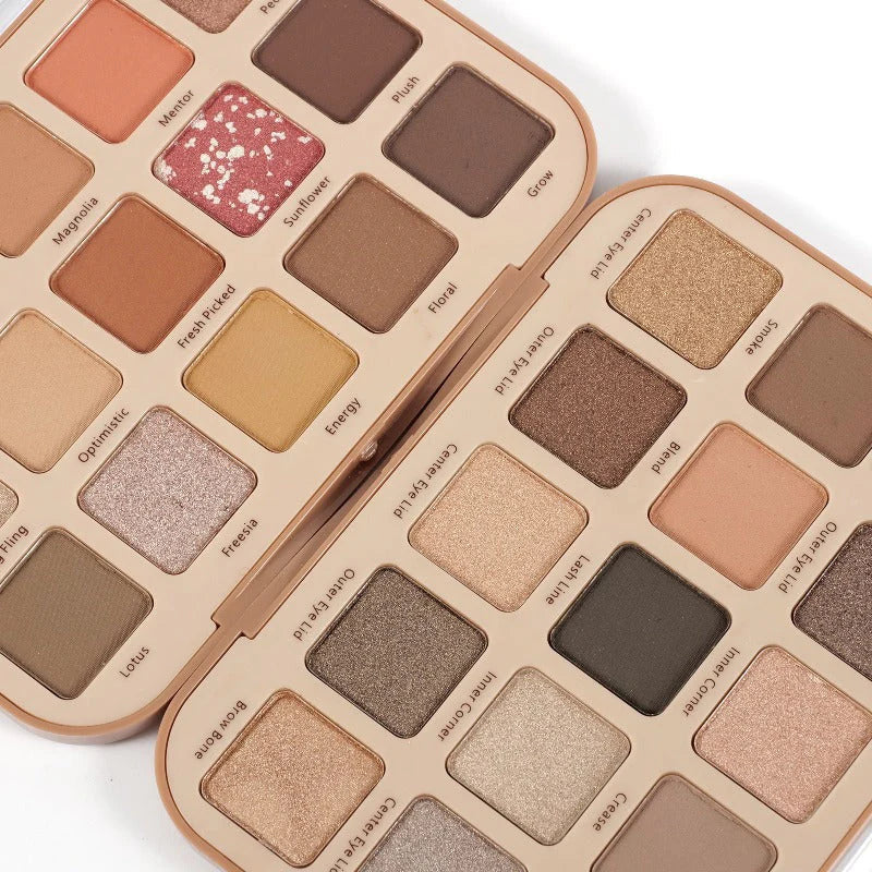 Miss Rose Glam Eyeshadow Palette -  15 Color Miss Rose