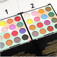 Miss Rose Matte And Shimmer makeup Eyeshadow Palette -  16 Color Miss Rose