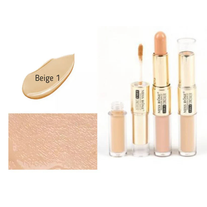 Miss Rose 2 In 1 Liquid Concealer & Concealer Stick Miss Rose