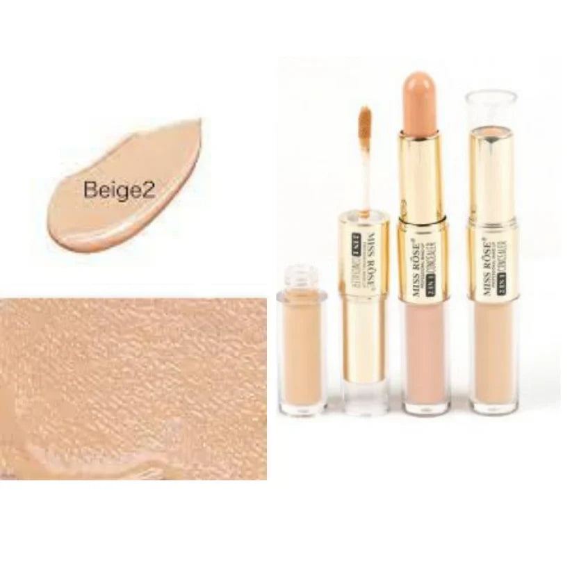 Miss Rose 2 In 1 Liquid Concealer & Concealer Stick Miss Rose