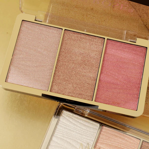 Miss Rose 3 Color Hyper Real Highlighter kit Miss Rose