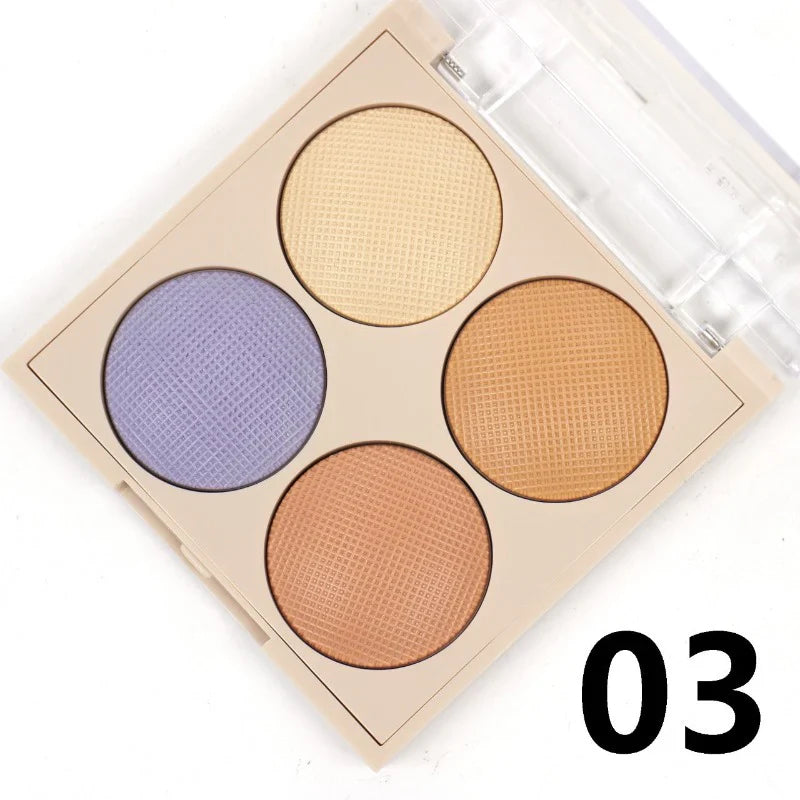 Miss Rose 4 Color Concealer Contour Palette Miss Rose