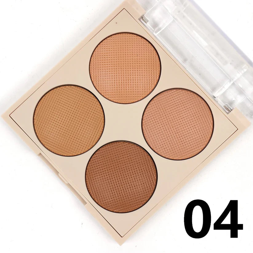 Miss Rose 4 Color Concealer Contour Palette Miss Rose