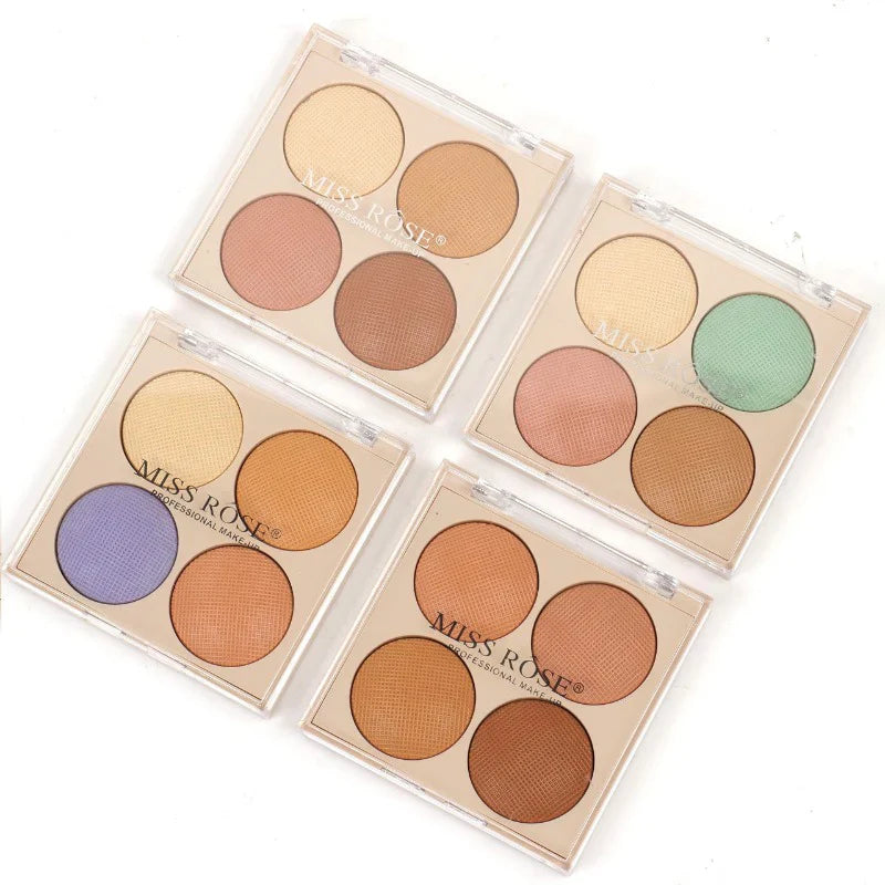 Miss Rose 4 Color Concealer Contour Palette Miss Rose