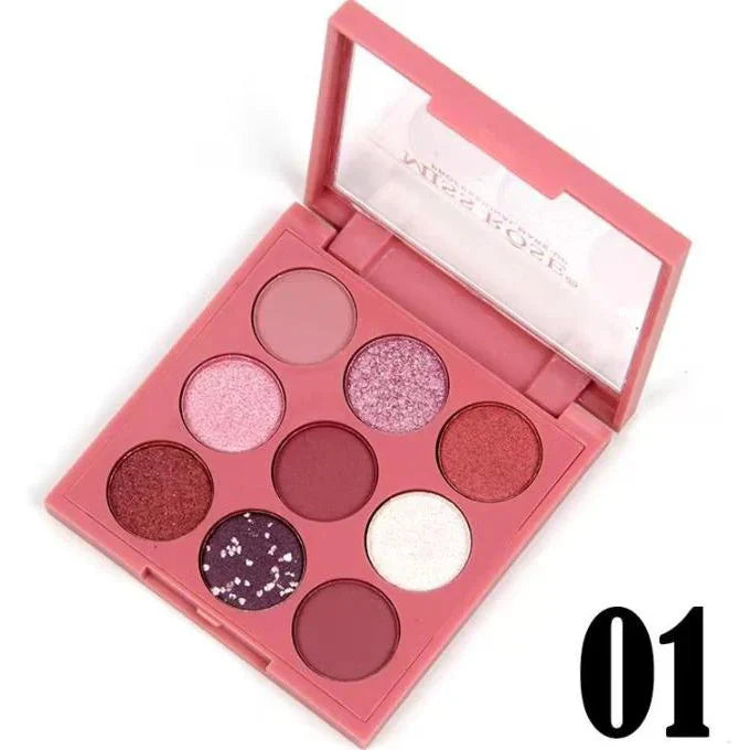 Miss Rose Eyeshadow Kit - 9 Color Miss Rose