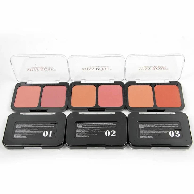 Miss Rose 2 Color Blush Palette Miss Rose
