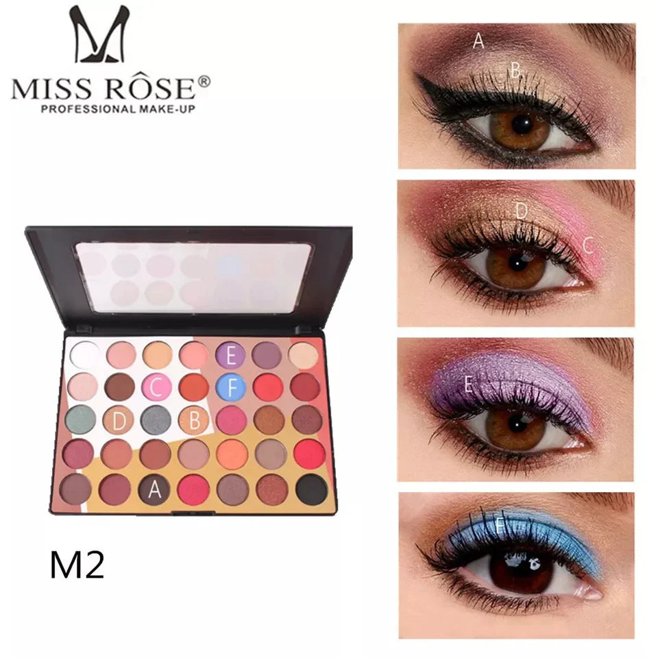 Miss Rose Eye Makeup Palette - 35 Color Miss Rose