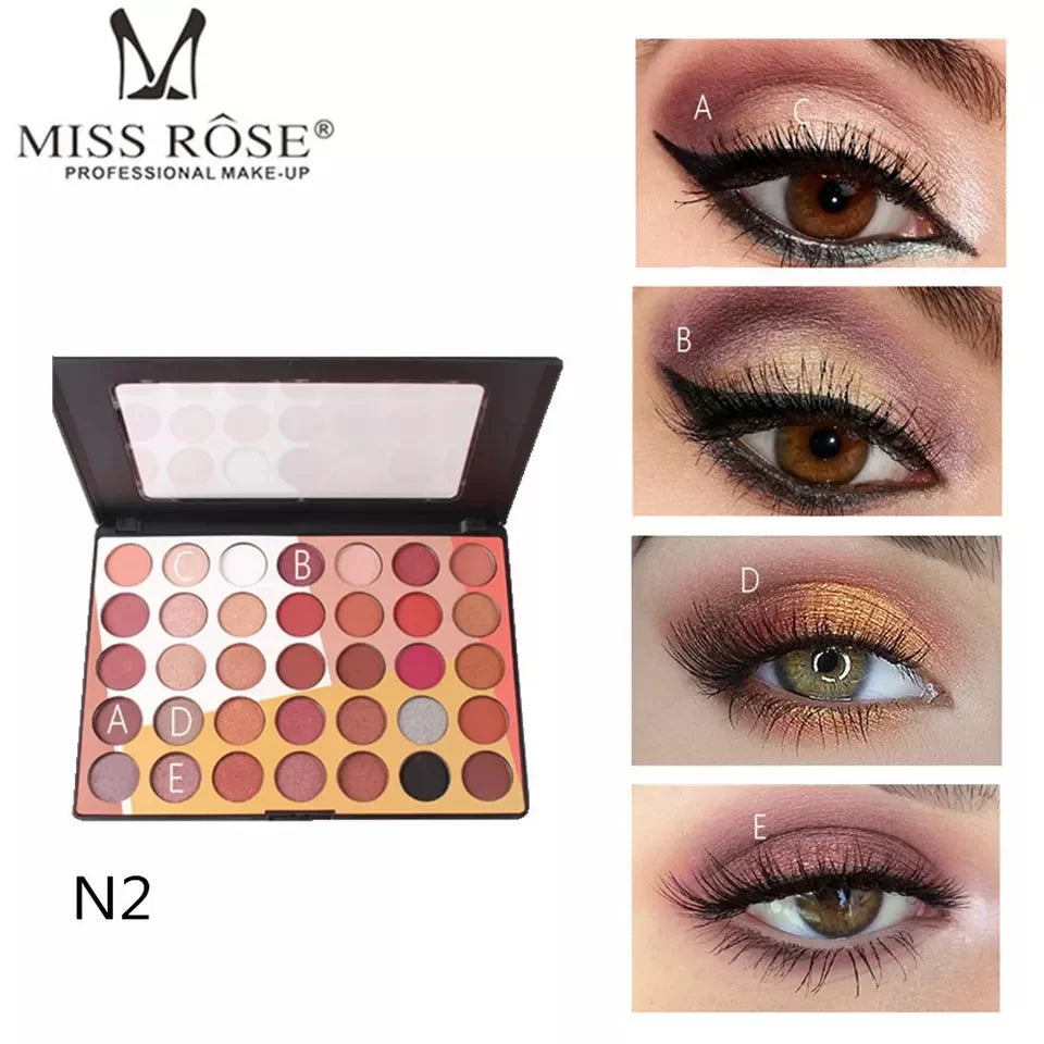Miss Rose Eye Makeup Palette - 35 Color Miss Rose