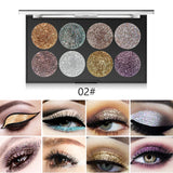 Miss Rose Makeup Palette Glitter - 8 Color