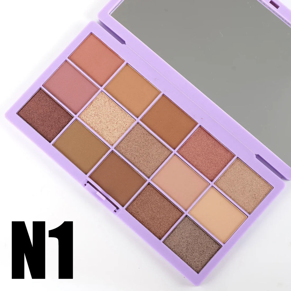 Miss Rose Mysterious 15-Color Eye Palette Miss Rose