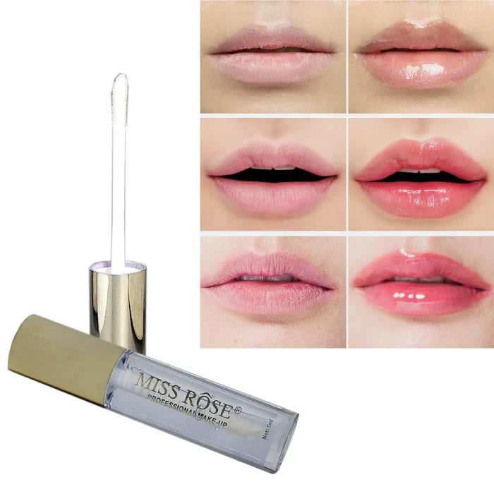 Miss Rose Transparent Shine Lip Gloss - 5ml Miss Rose