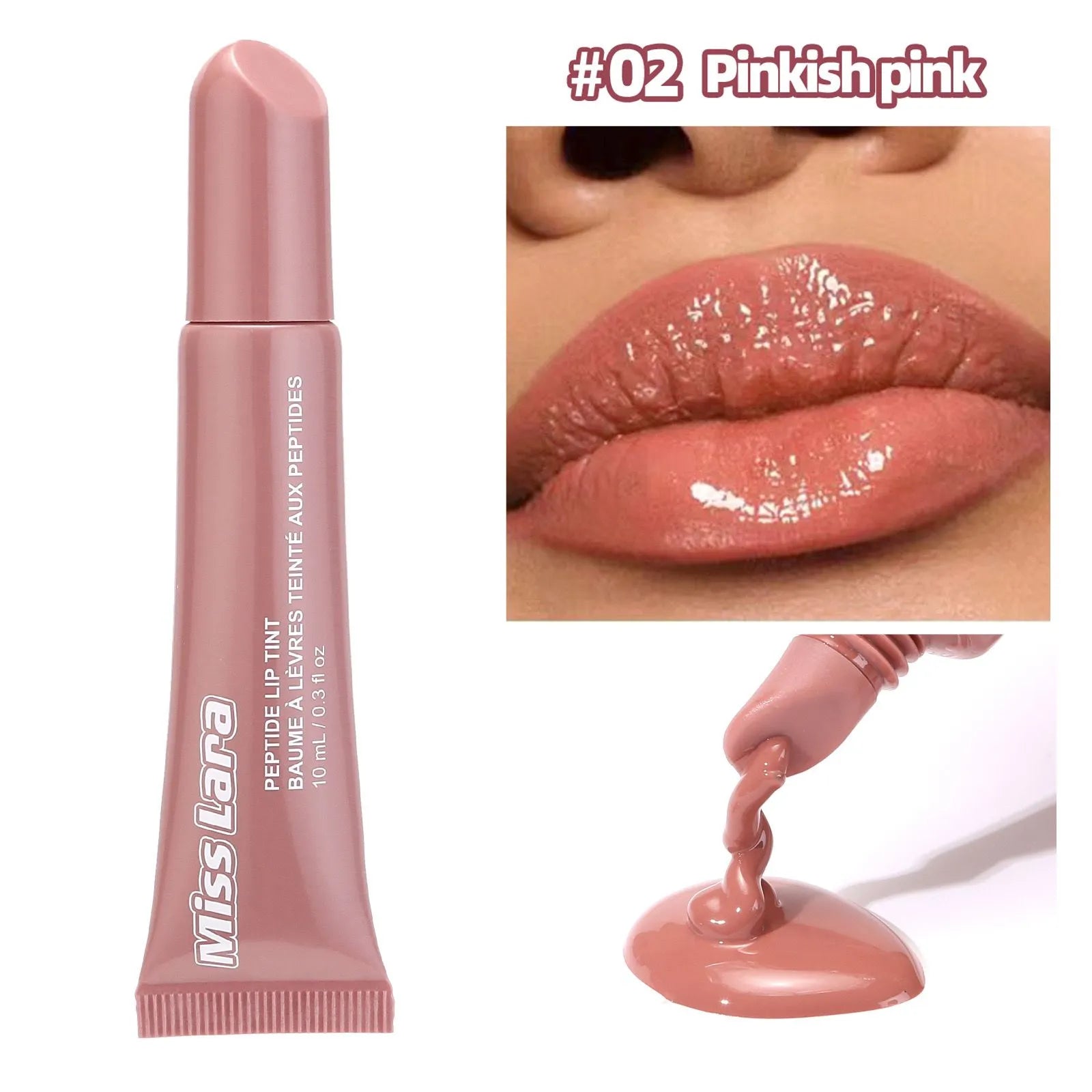 Miss Lara Peptide Lip Tint Plumping Gloss Miss Lara