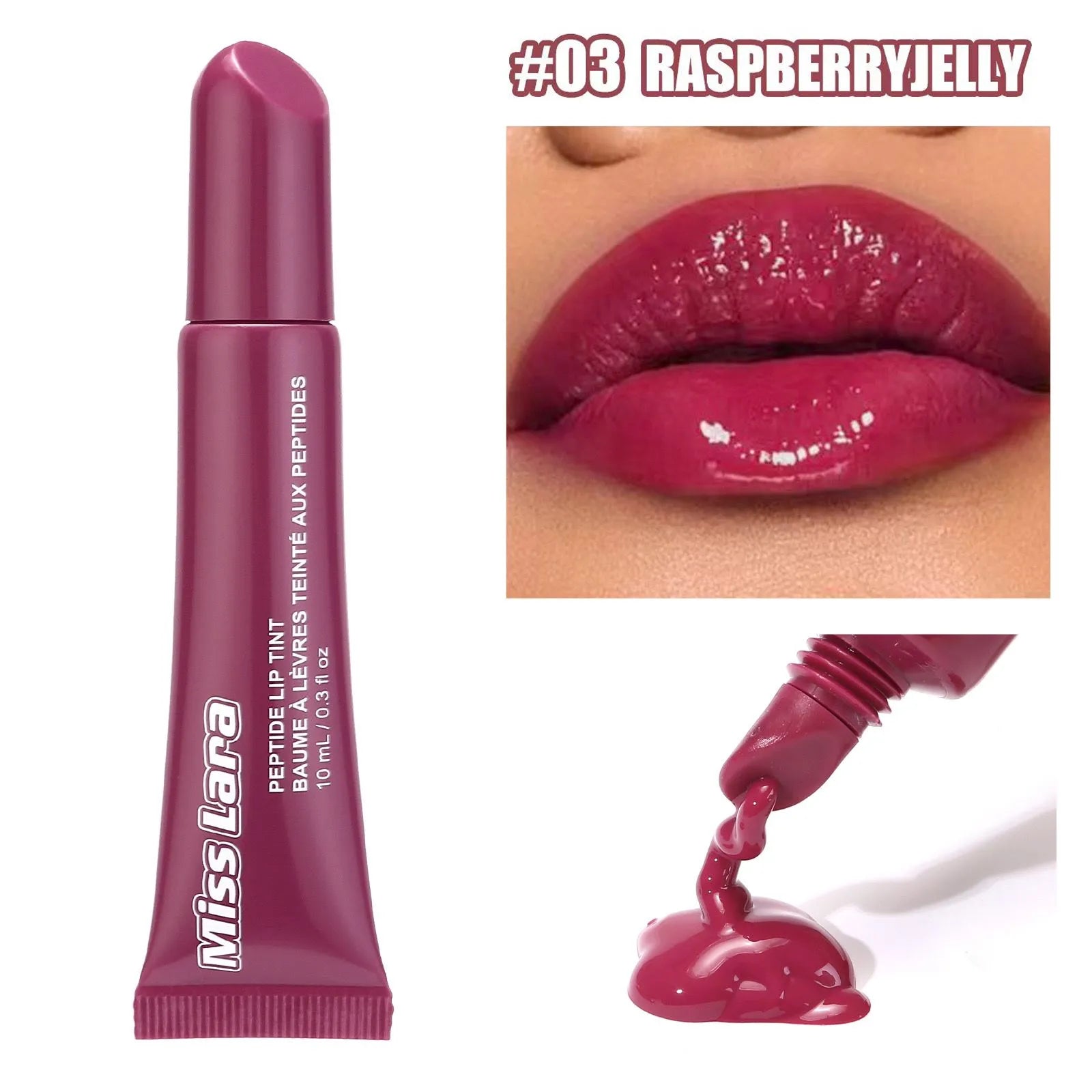 Miss Lara Peptide Lip Tint Plumping Gloss Miss Lara
