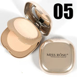 Miss Rose Pink Metallic Mirror Dual Compact Powder