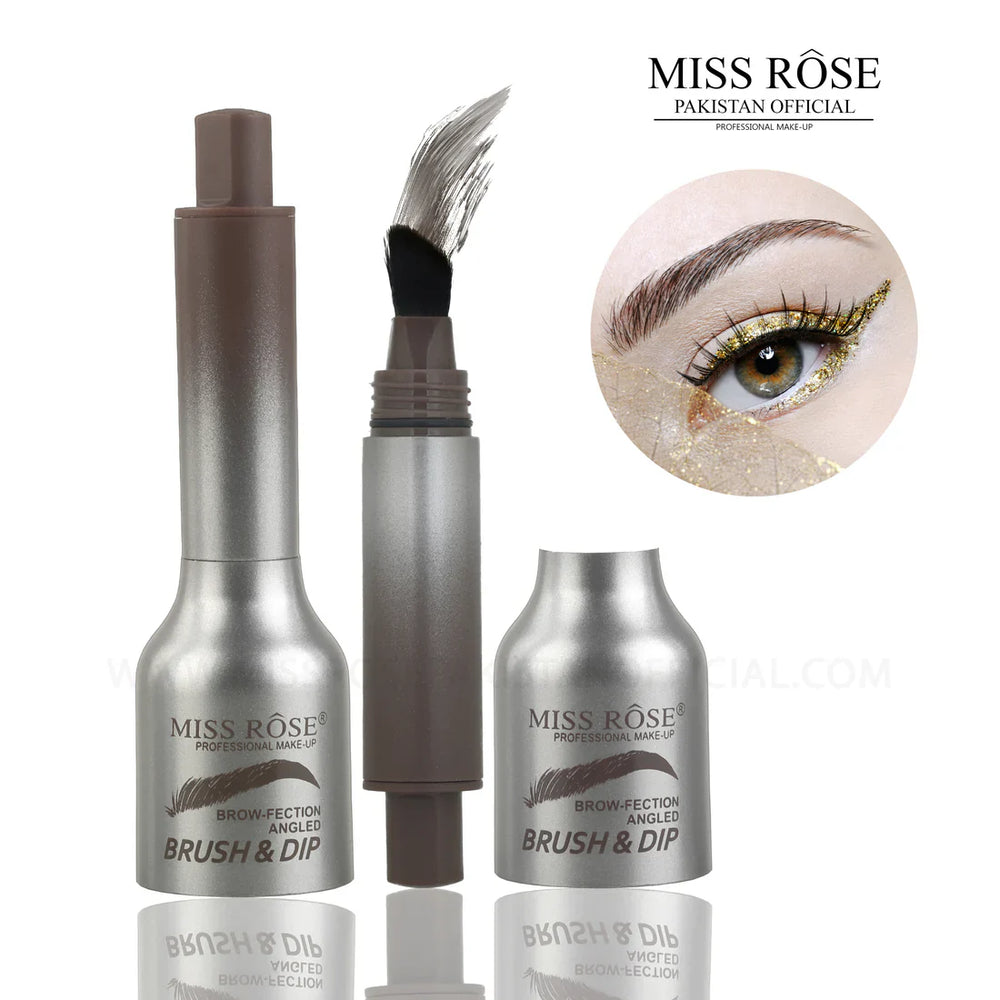 Miss Rose Brow Fection Angled Brush & Dip Eyebrow Gel Miss Rose