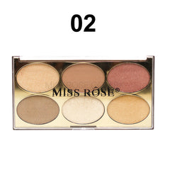 Miss Rose Gilded Ellipse Highlighters Kit Miss Rose