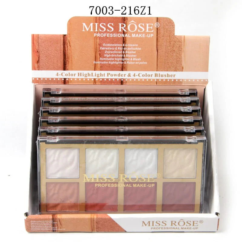 Miss Rose Highlighter & Blush Kit Miss Rose